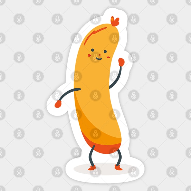 Sausage Sticker by jjsealion